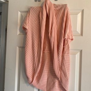 Torrid 2 short sleeve sweater style cover up